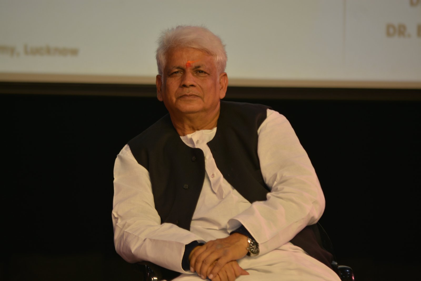 Mahant Prof. Vishwambhar Nath Mishra, President, SMF
