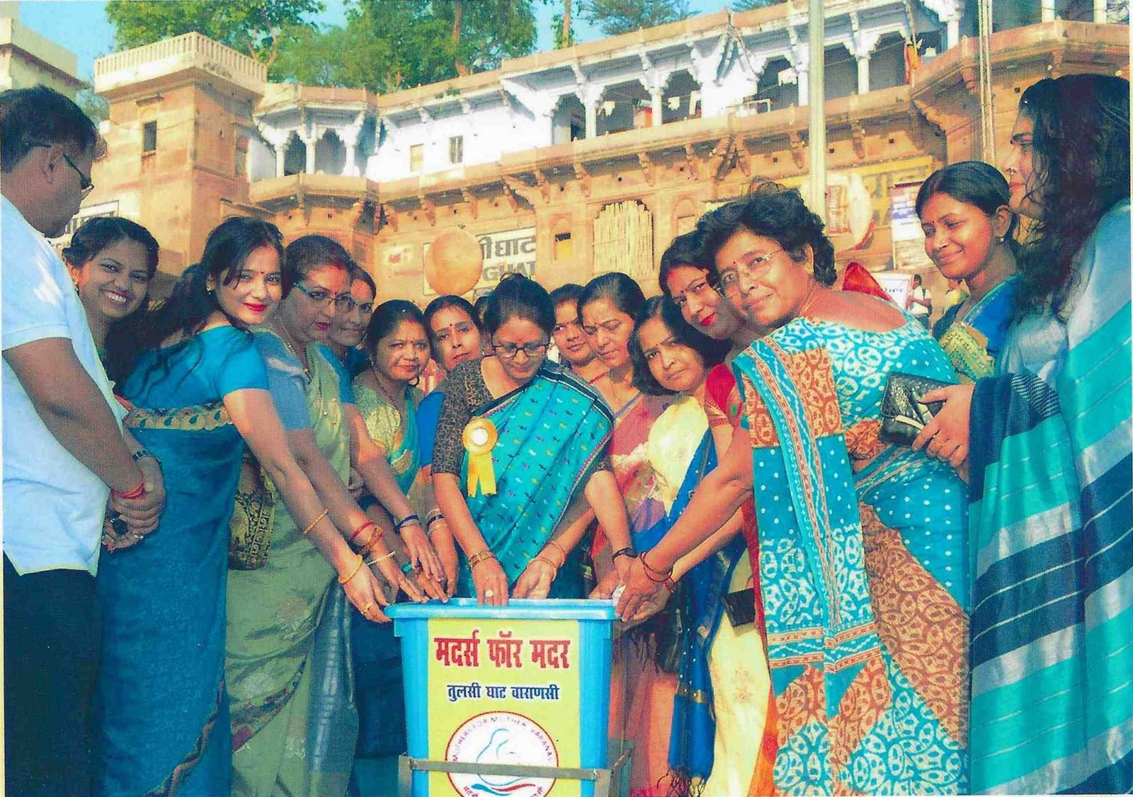 Tulsi Ghat Cleanliness & Dustbin Installation