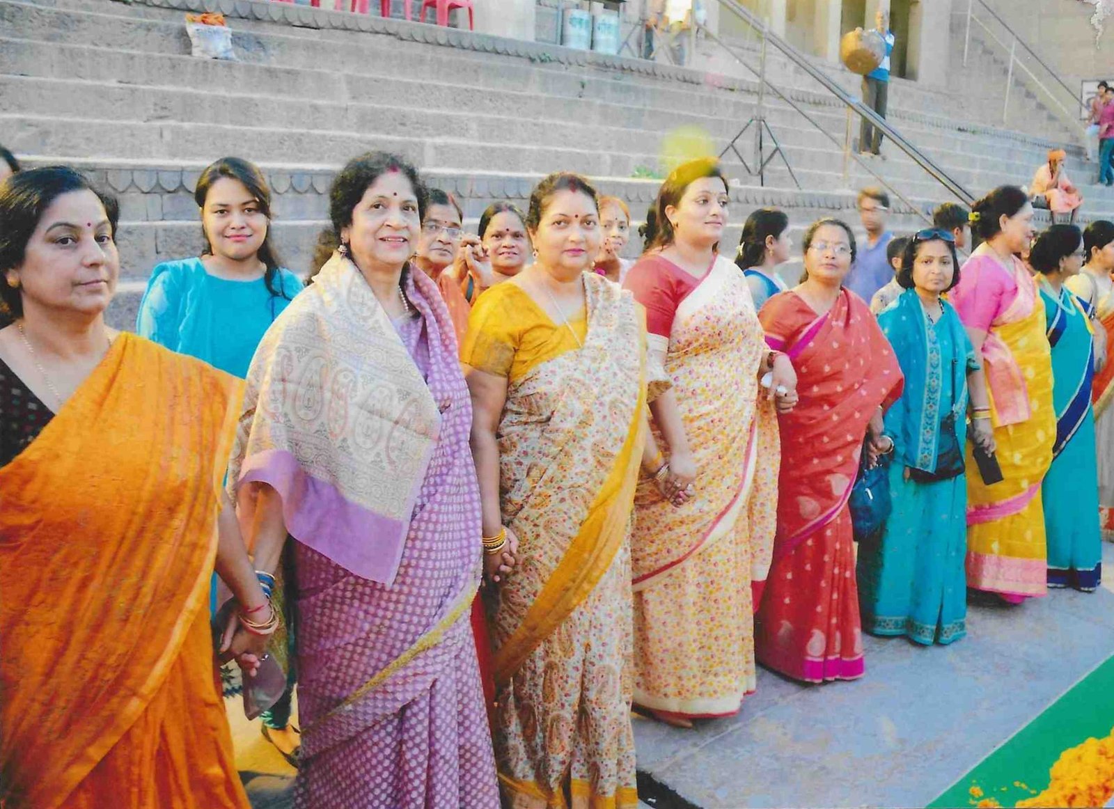 Women Human Chain (मानव श्रृंखला) for Clean Ganga