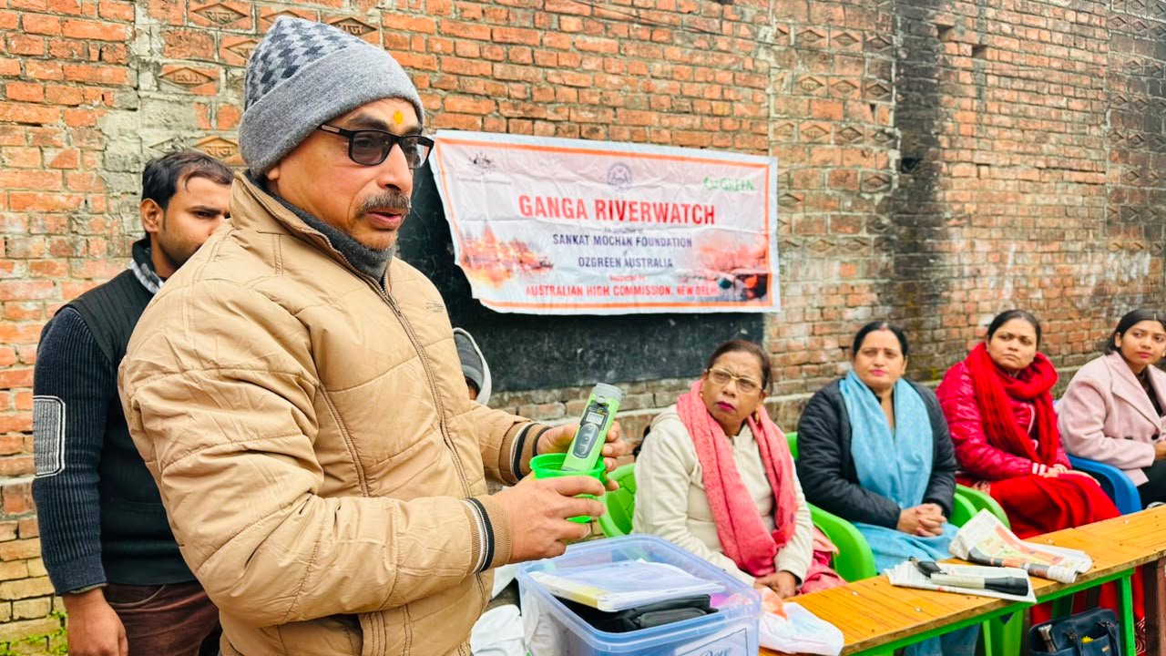 Ganga Riverwatch Water Testing Demonstration