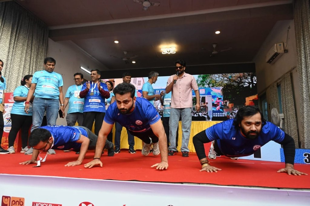 Stage Warm-up & Fitness Session — Run for Clean Ganga